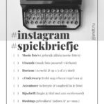 Spiekbriefje Instagram